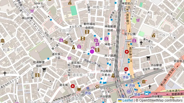 event lounge warpの周辺地図