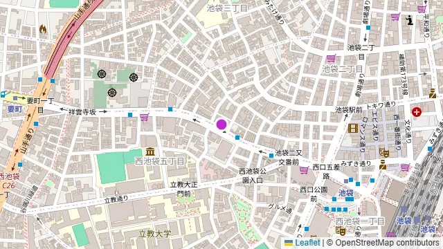 Dstudio-Dホールの周辺地図