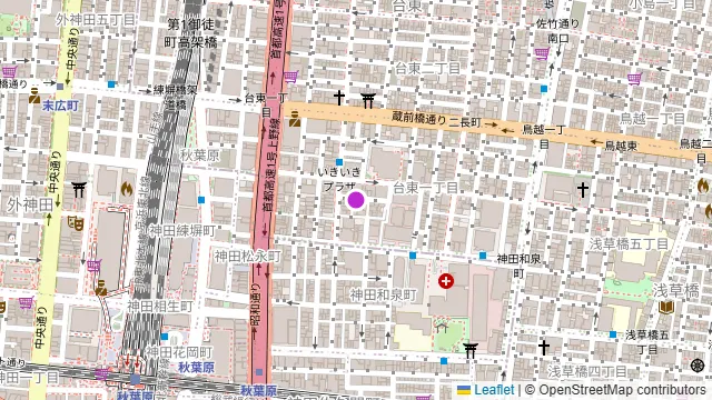 秋葉原旅食ダイニング Journey×Journeyの周辺地図