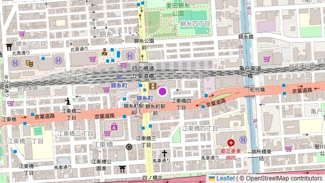 くいもの屋わん 錦糸町店の周辺地図