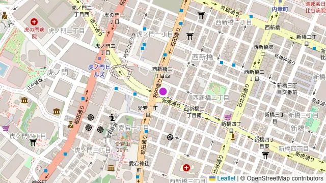 グッドモーニングカフェ&グリル虎ノ門の周辺地図