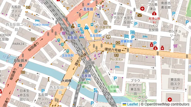 DON CONA CONERY 五反田の周辺地図