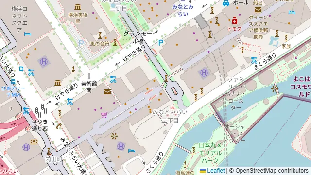 サワダ飯店 横浜ランドマークプラザ店の周辺地図