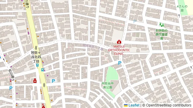 夢のまた夢の周辺地図