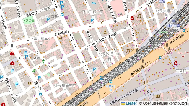 Craft Kobe スターボードの周辺地図
