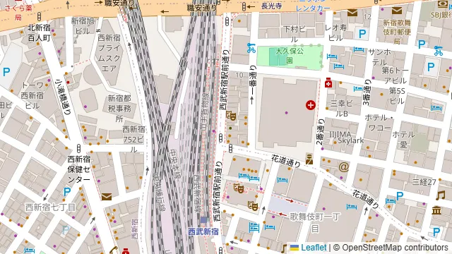 Party Space nom3 歌舞伎町店の周辺地図