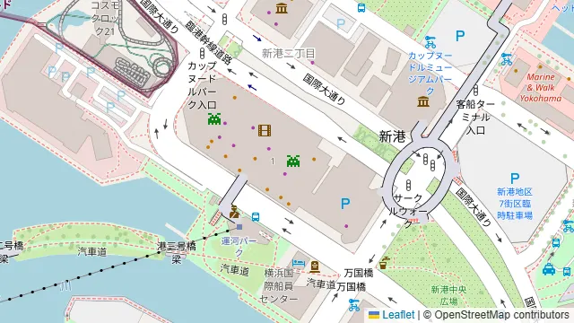美食米門 横浜の周辺地図