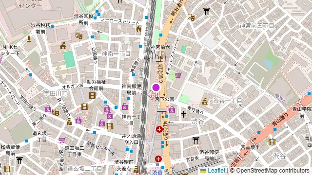 NEWLIGHT（ニューライト）渋谷の周辺地図