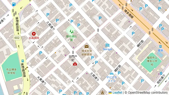 天神ミートダイニング レッドペッパーの周辺地図