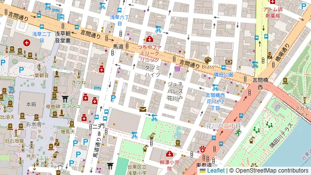 ニュープラシッダ 浅草店の周辺地図