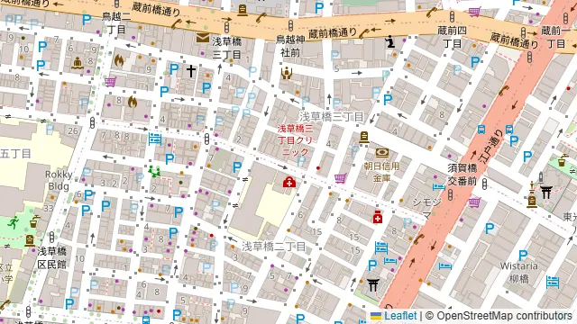 みらいスタジオ浅草橋の周辺地図