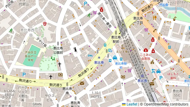 おだし 恵比寿店の周辺地図
