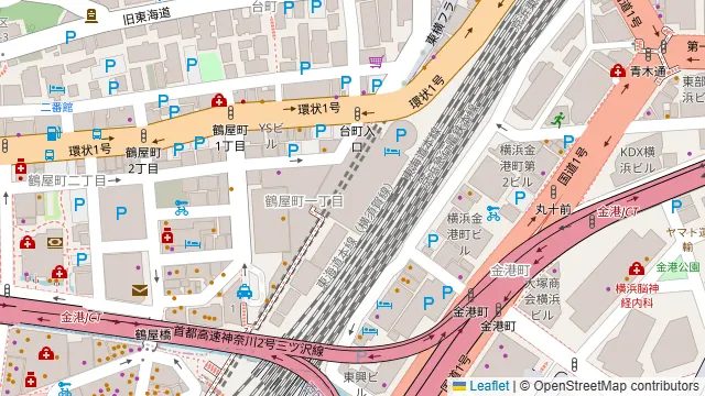 ビストロ カツキ CIAL横浜ANNEX店の周辺地図