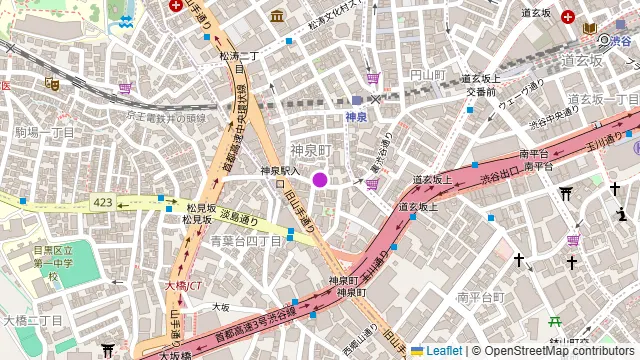 The3rd.Shibuyaの周辺地図