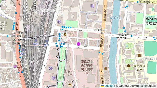 ウルフギャング・パック PIZZA BAR アレア品川店の周辺地図