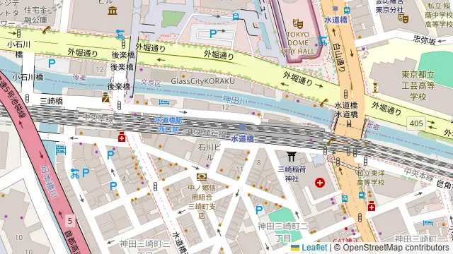 ビストロユウ 水道橋の周辺地図