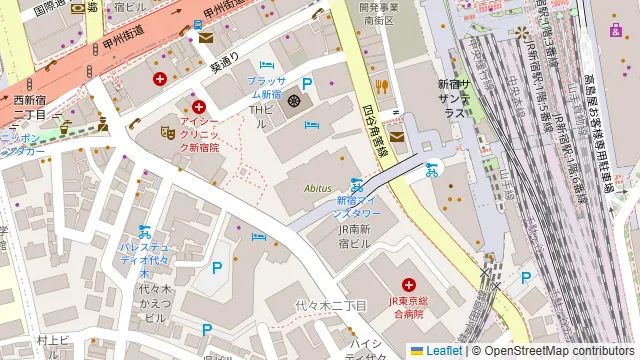 肉とワインの酒場 Wolfun 新宿店の周辺地図