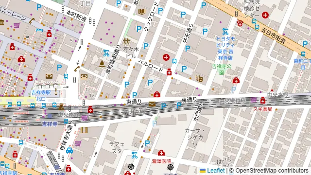 アストロ吉祥寺の周辺地図
