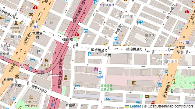 TIME SHARING 京橋 SC新京橋ビル 7Aの周辺地図