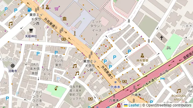 TIME SHARING 六本木 第6DMJビル 4Cの周辺地図