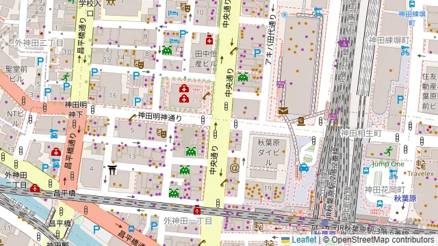 MM+茅場町会議室の周辺地図