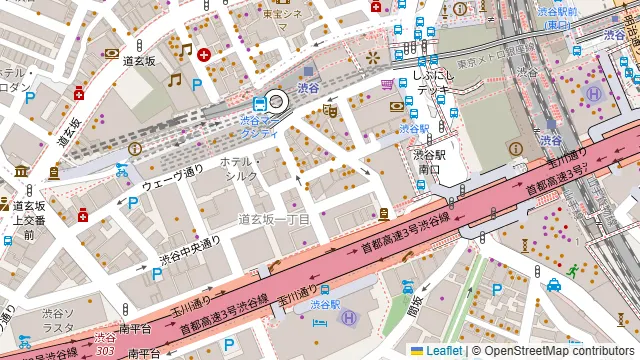 渋谷ガーデンルーム4Fの周辺地図