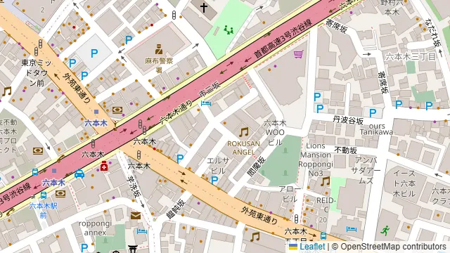 Bar＆Lounge ANGELO 六本木の周辺地図