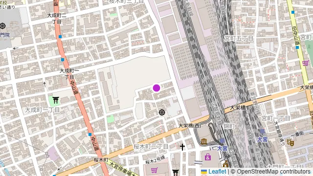 SPACE MIYABI 大宮の周辺地図