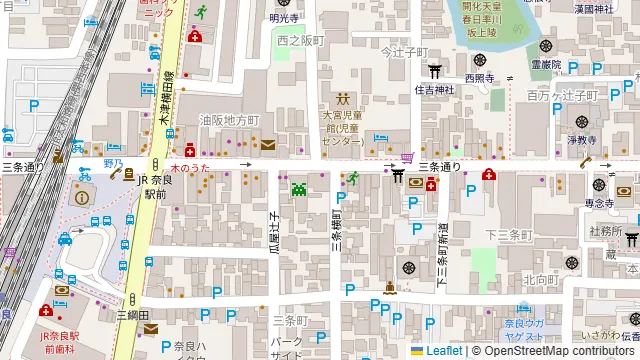YAMATO BASE 奈良の周辺地図