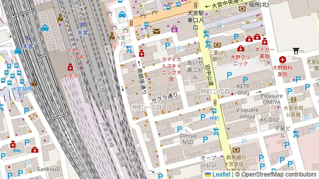 串焼酒場 串ヤロー 大宮本店の周辺地図