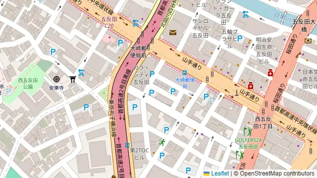 LAMP 五反田駅前店の周辺地図
