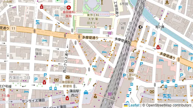 TIME SHARING 蒲田 第二美須ビルの周辺地図
