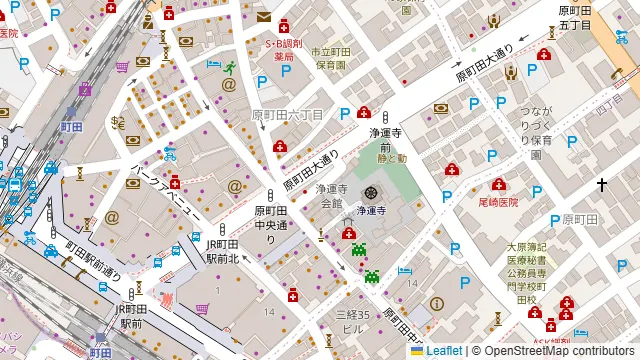 よりみち 町田店の周辺地図