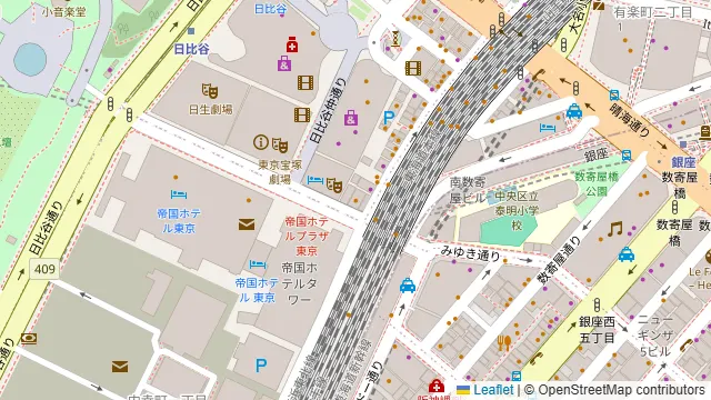 銀座300BAR NEXT店の周辺地図