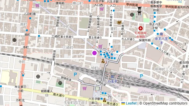 炭火焼肉居酒屋 いくどん 八王子駅前店の周辺地図