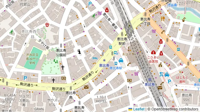 おだし 恵比寿店の周辺地図