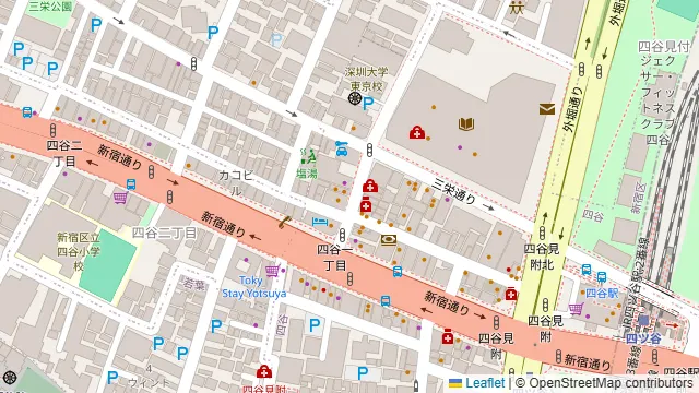 肉バル MEAT LAND 四ツ谷店の周辺地図