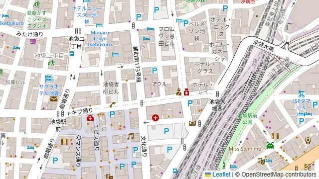 小皿イタリアン&生パスタ 五感 池袋店の周辺地図
