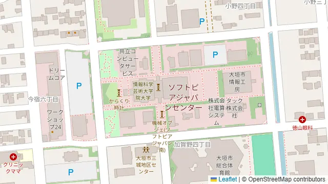 ソフトピアジャパン センタービルの周辺地図