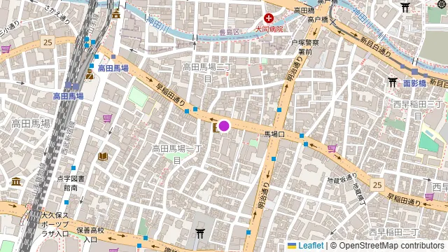 東京ミート酒場 高田馬場店の周辺地図