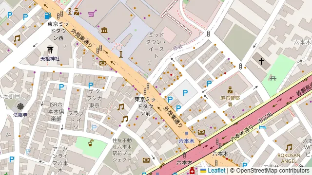 TIME SHARING 六本木 第6DMJビル 4Eの周辺地図