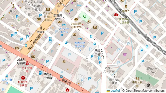BAR 1986 KAKOGAWAの周辺地図