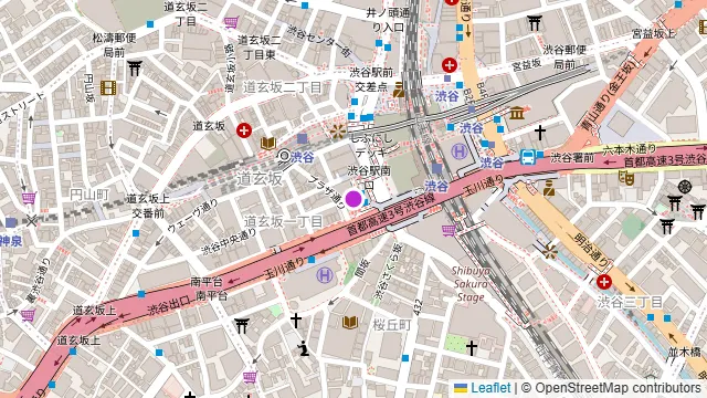 CE LA VI TOKYOの周辺地図