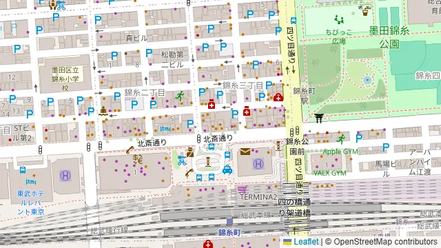 タパス&ワイン 錦糸町ZIONの周辺地図