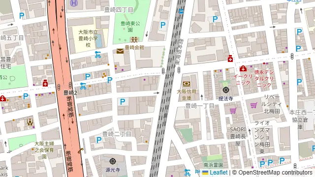 大阪梅田レンタルスタジオRoom02の周辺地図