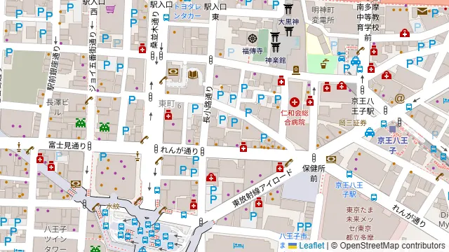 関根精肉店 八王子店の周辺地図