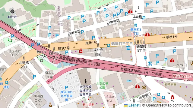フリースペースヨコハマの周辺地図