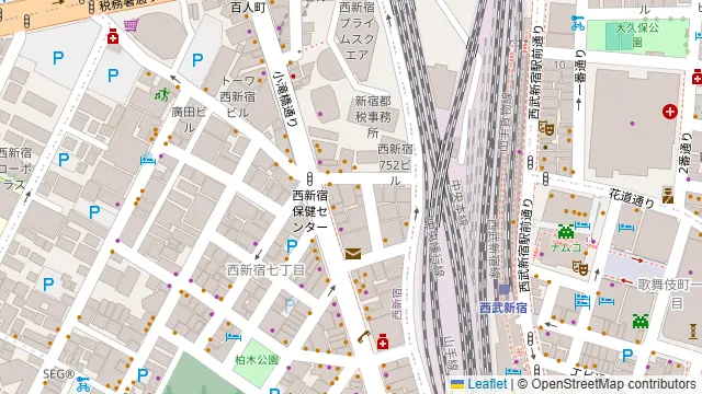 BBQテラス西新宿Ⅱの周辺地図