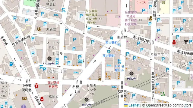 TKP名古屋駅前カンファレンスセンターの周辺地図