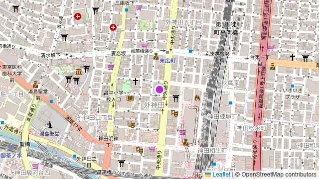 ビーフキッチンスタンド 秋葉原電気街口店の周辺地図